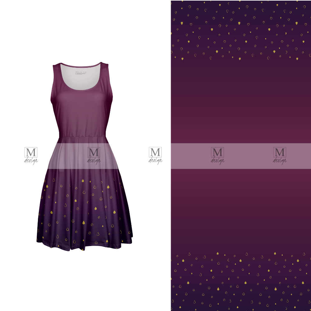 
                      
                        Marlini Purple Rain Border Print
                      
                    
