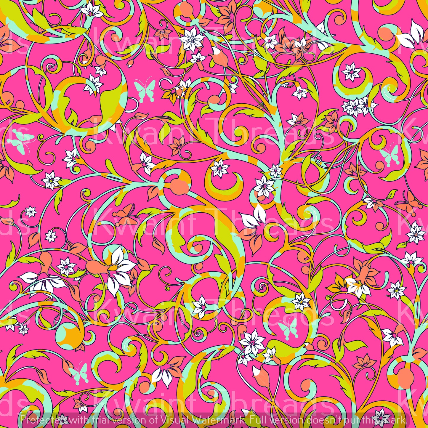 Magikel Spring Filagree Pink Artist Print Pre Order