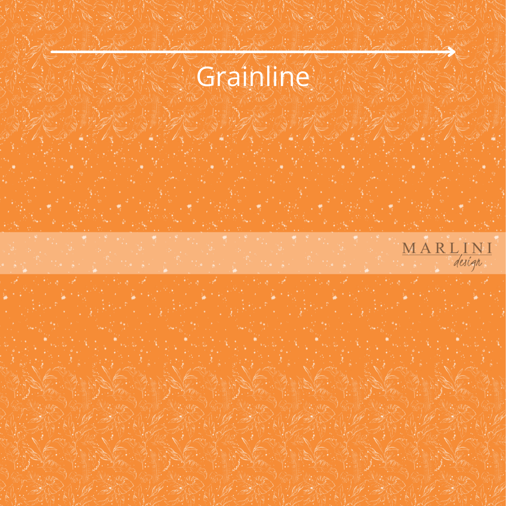 
                      
                        Marlini Tropical Leaves Orange Border Print
                      
                    