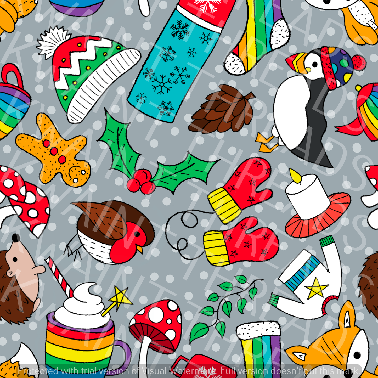 Fabric Mama Christmas Warm This Winter Fabric On Demand Pre Ord