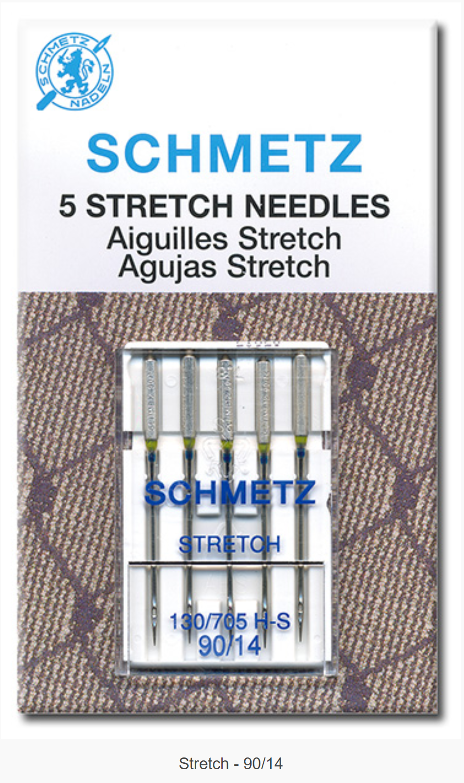 Schmetz Machine Needle 130/705 H-S 90/14 Stretch Sewing Machine Needles