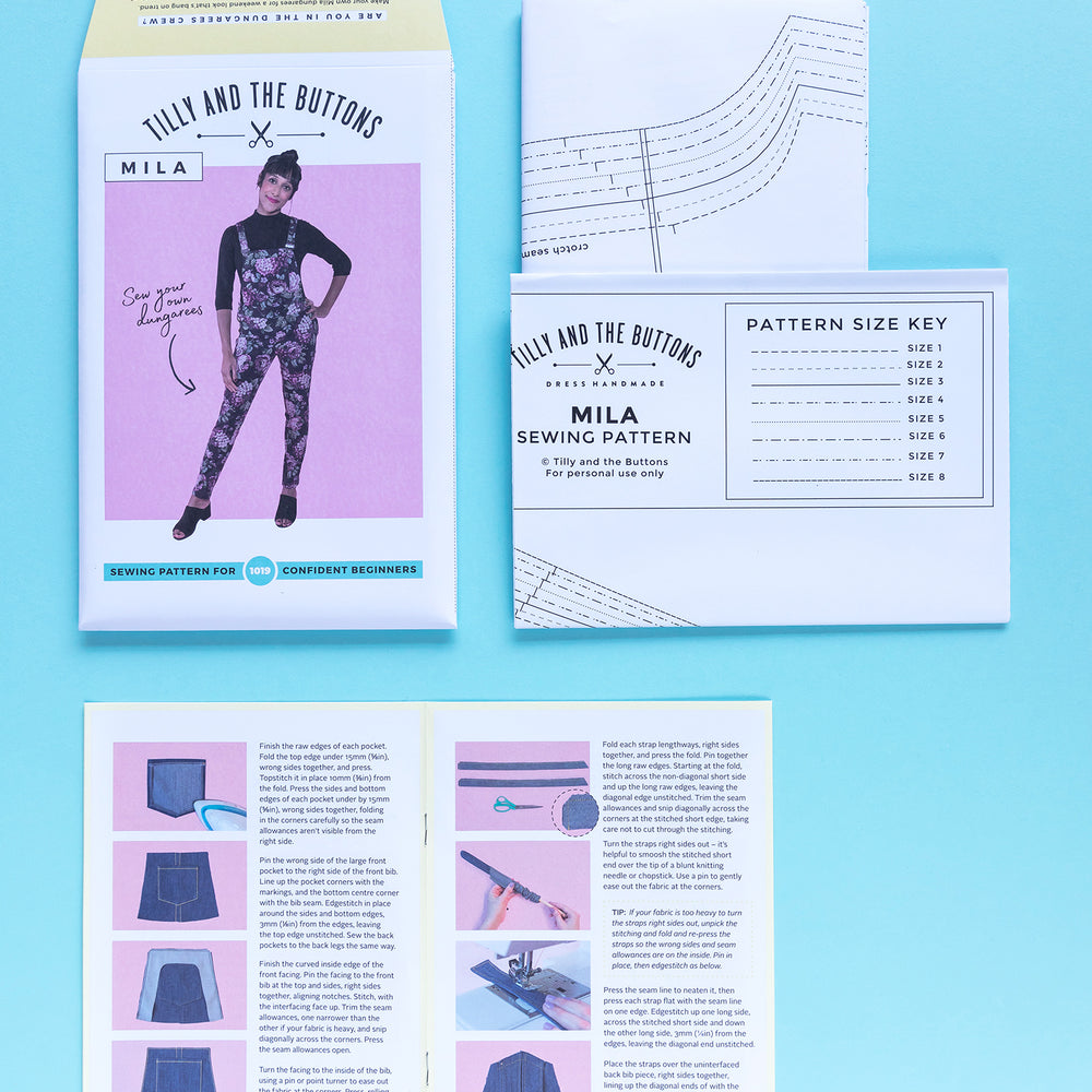 
                      
                        Mila Dungarees by Tilly and the Buttons
                      
                    