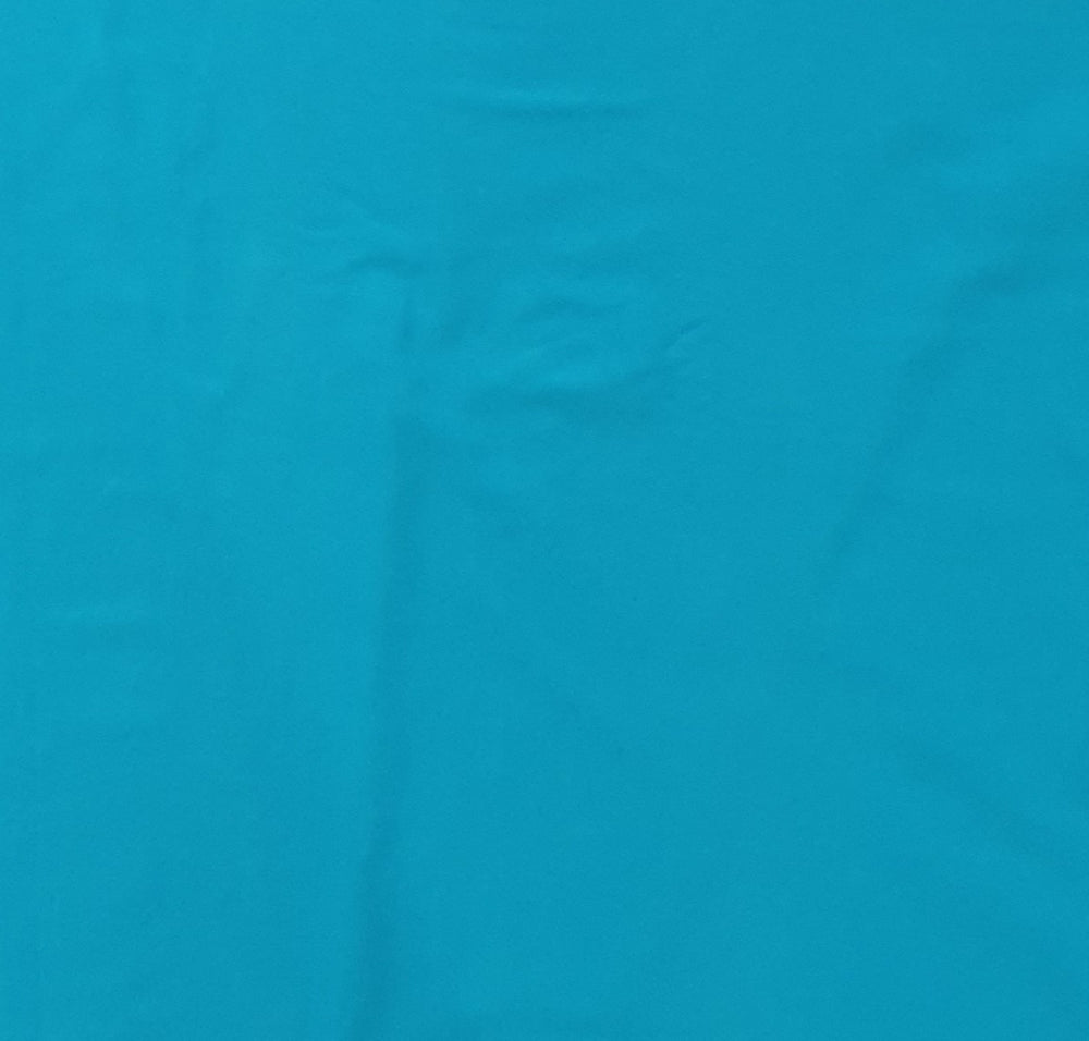 Swafing Petrol Blue Green Solid Cotton Lycra Fabric Knit Fabric Cotton Jersey F