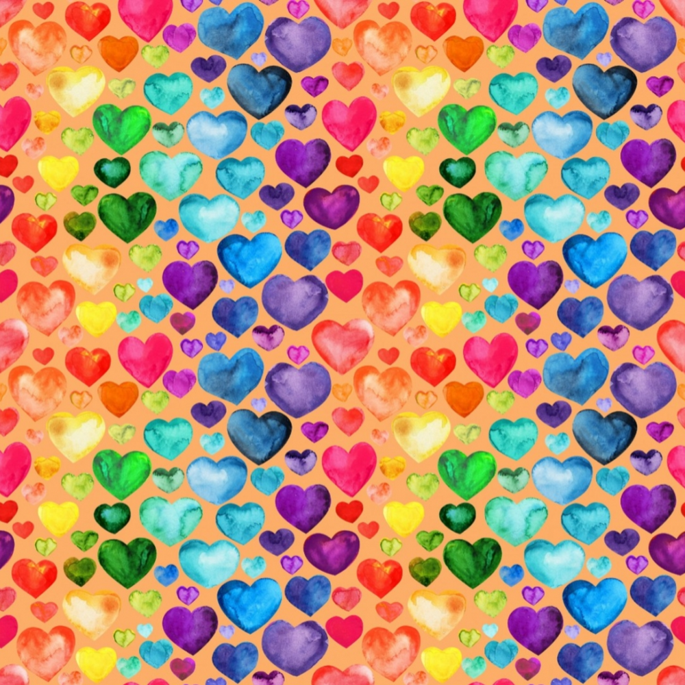 
                      
                        Stenzo Watercolour Hearts Orange
                      
                    
