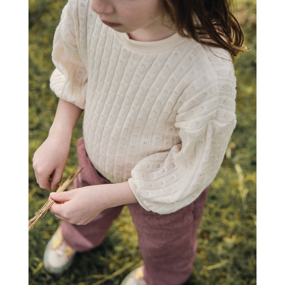 
                      
                        Cream Ecru Cable Knit
                      
                    