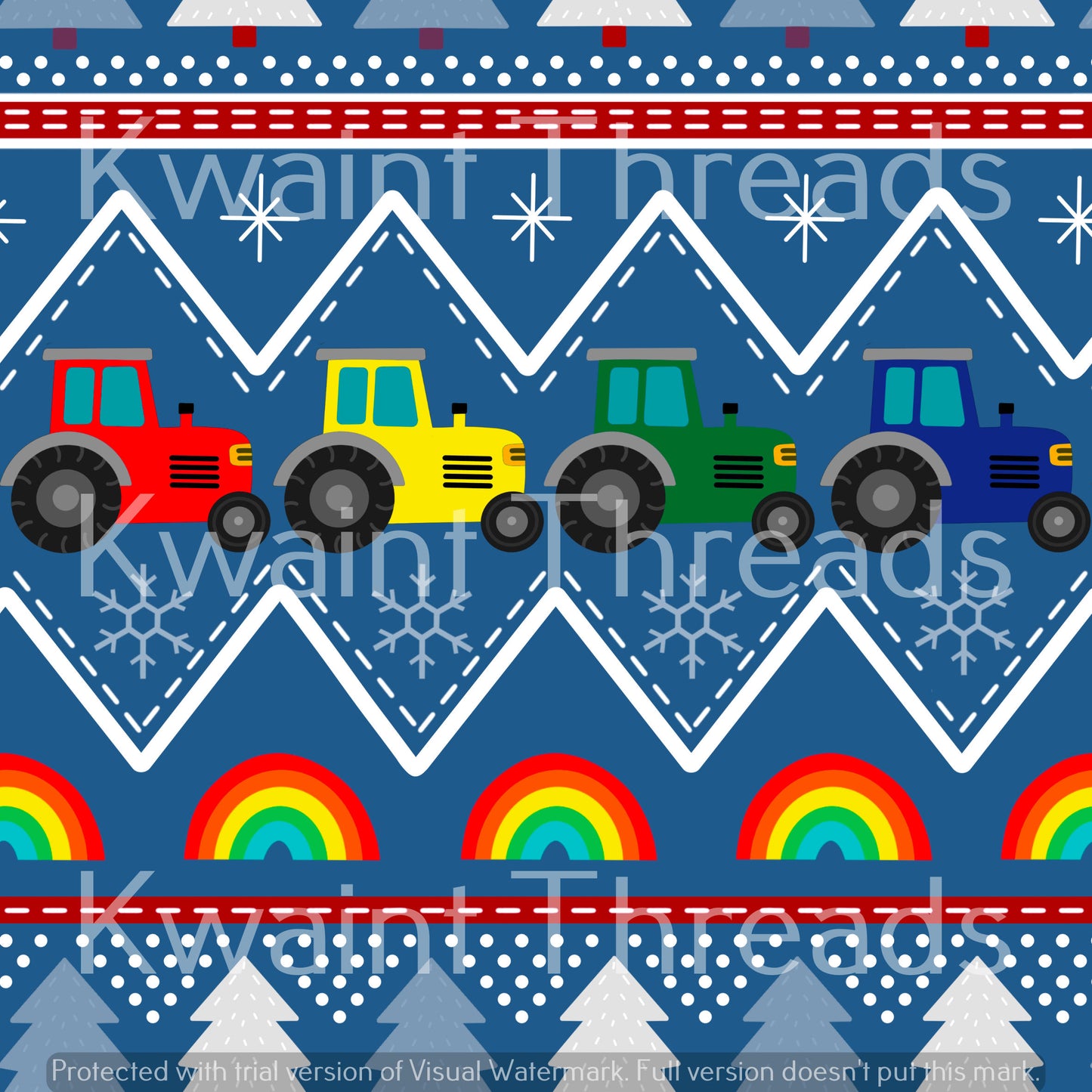 Fabric Mama Tractor Jumper Pre order