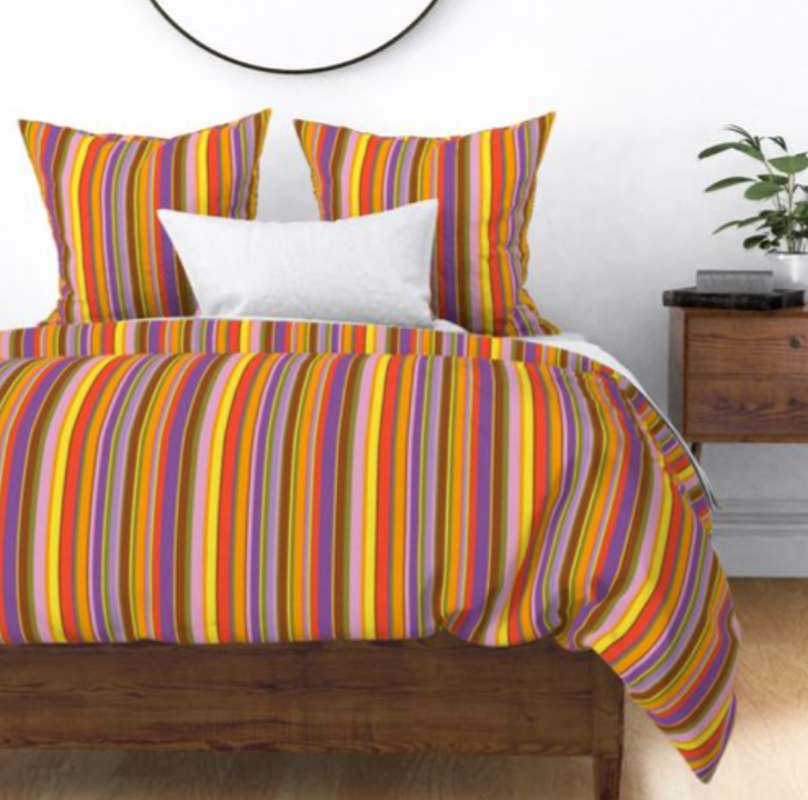 Magikel 70's Retro Stripes Artist Print Pre Order