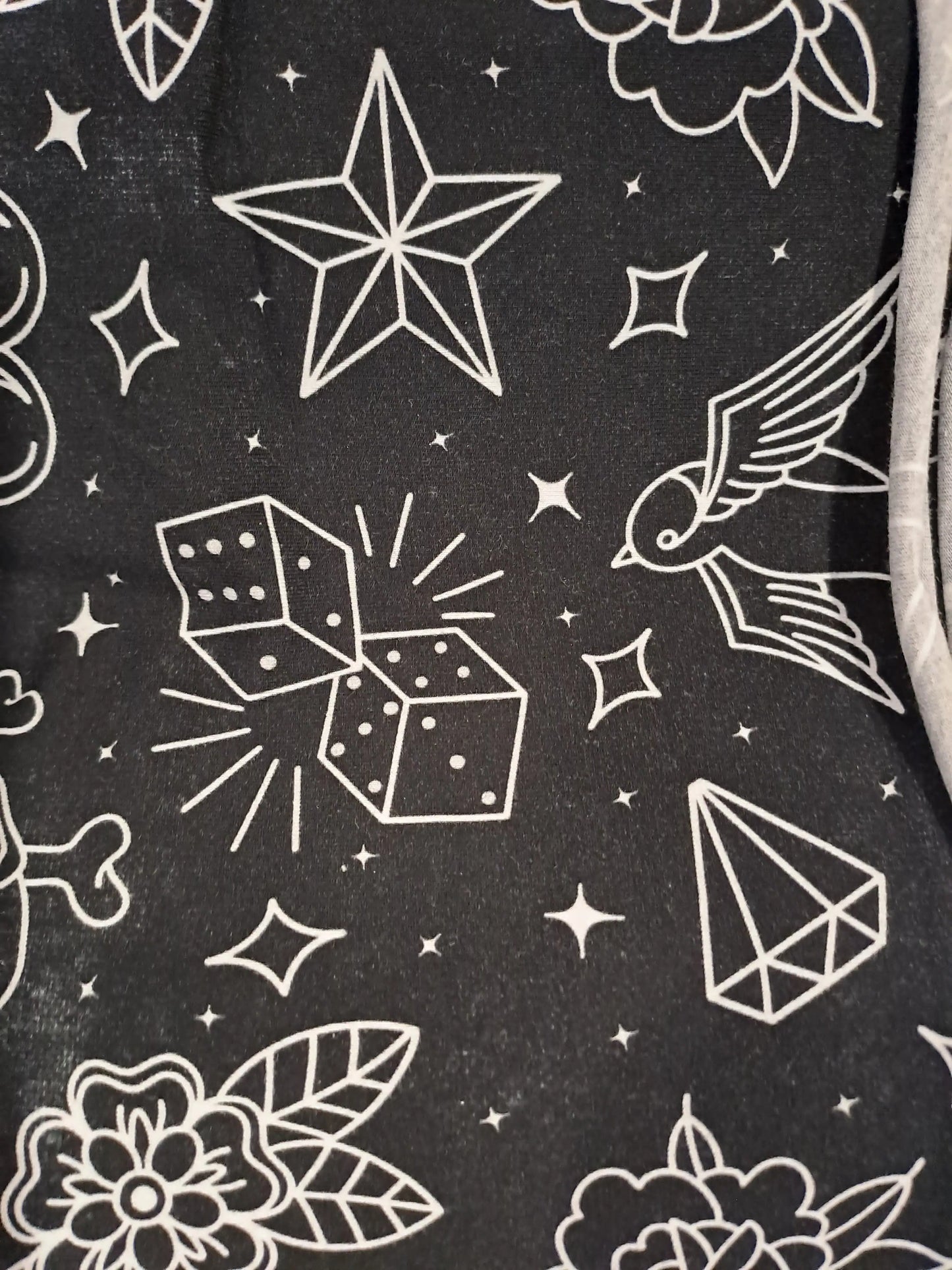 Fabric Mama Tattoo 180gsm Cotton Lycra