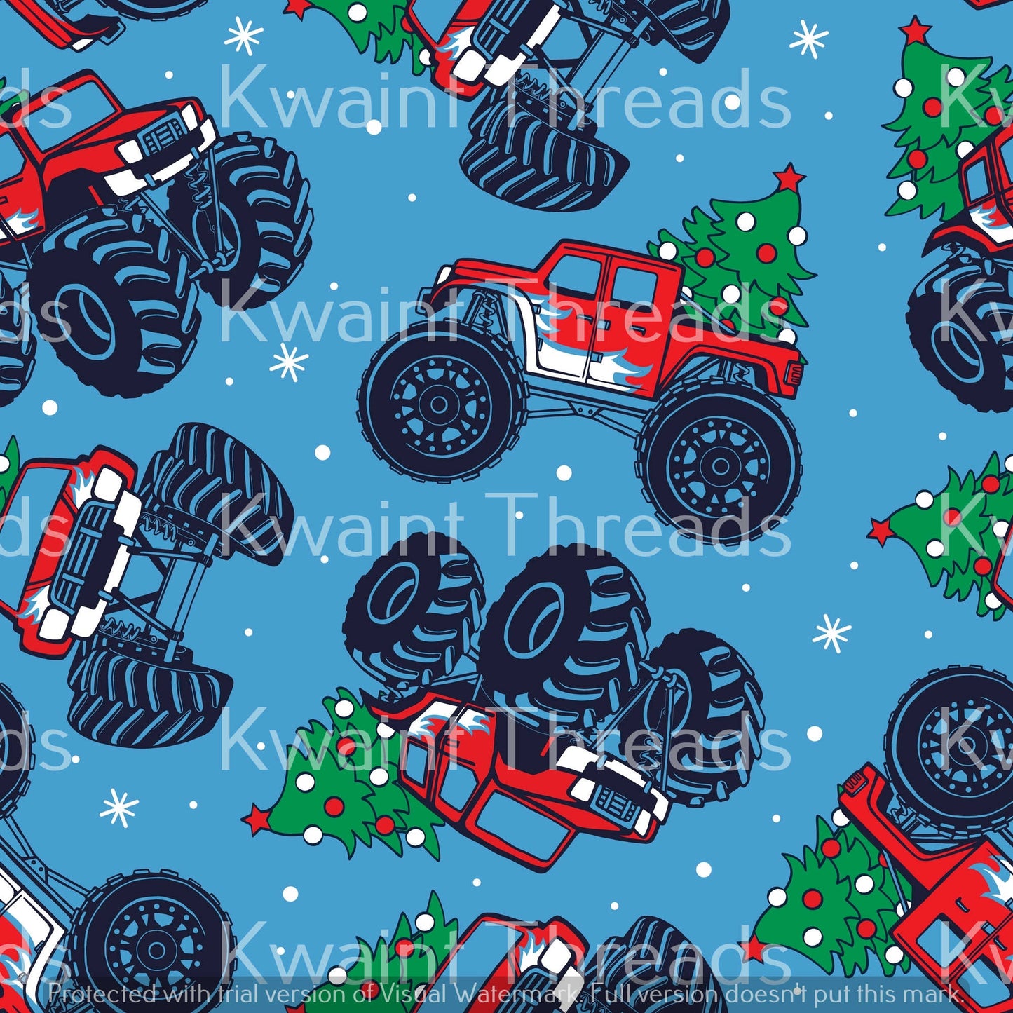 Christmas Monster Trucks