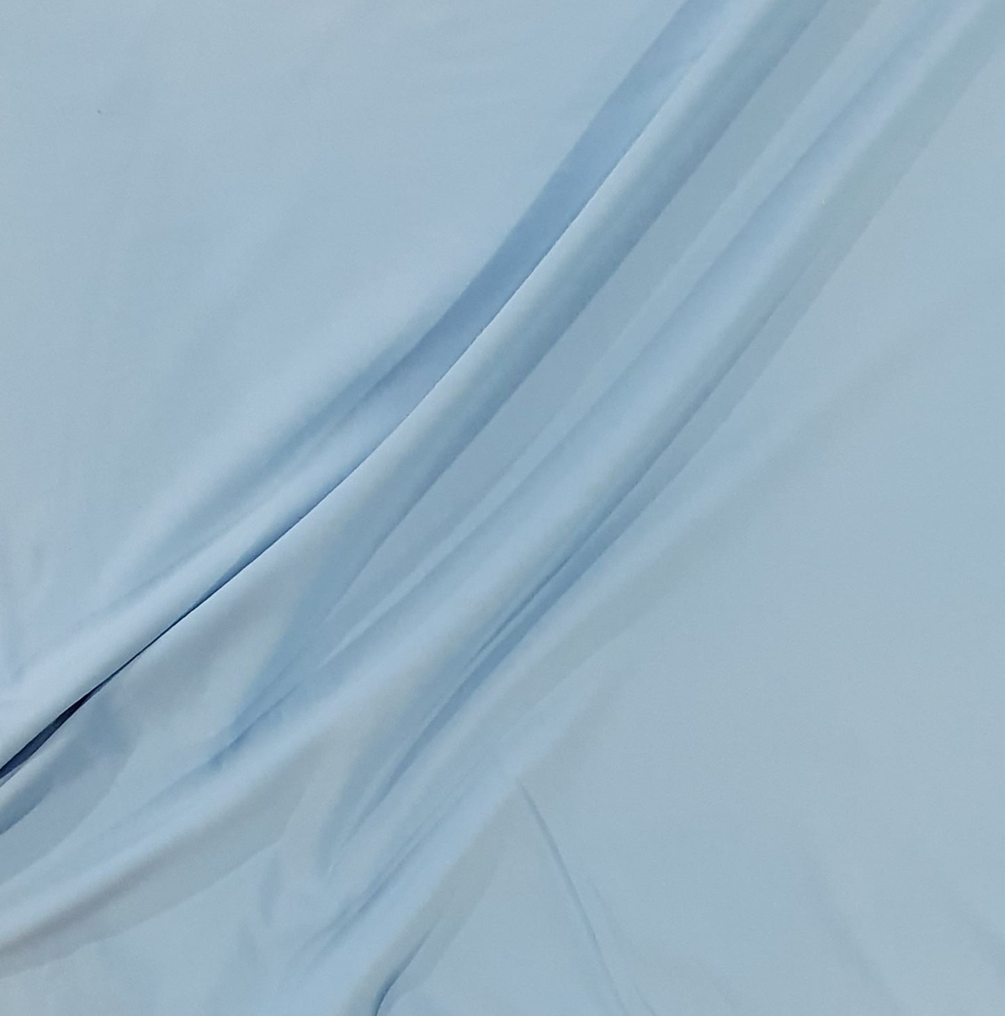 Swafing Baby Blue Solid Cotton Lycra Fabric Knit Fabric Cotton Jersey Fabric