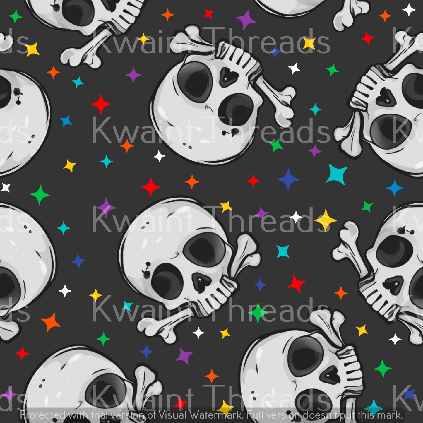 Fabric Mama New skulls On Demand Pre Order