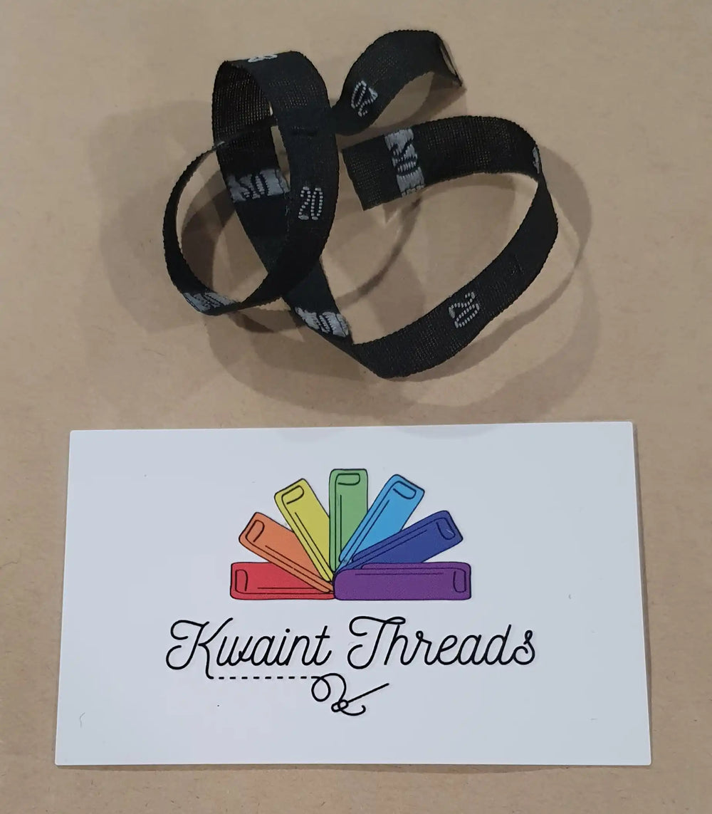 Black Size Labels Sizes 12 to 28 Clothing Tags Sizes Tags