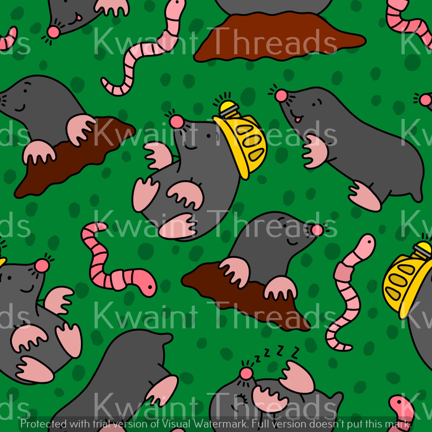 Fabric Mama Mole holes On Demand Pre Order