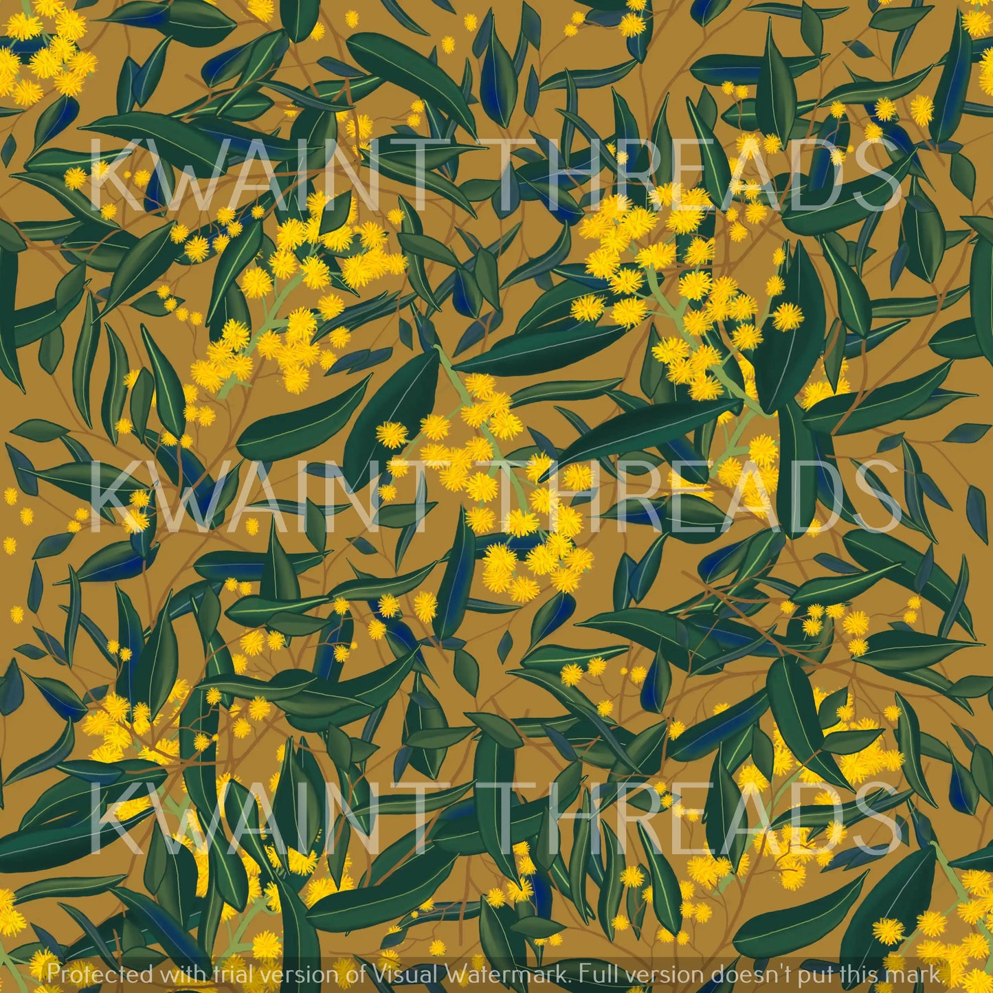 Etched Wattle Gold Preorder