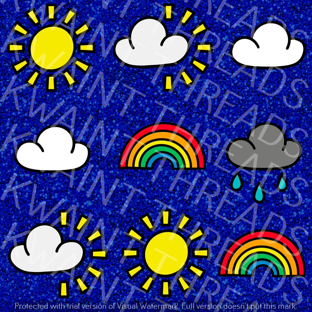 Fabric Mama Whatever the weather Fabric On Demand Pre Orde