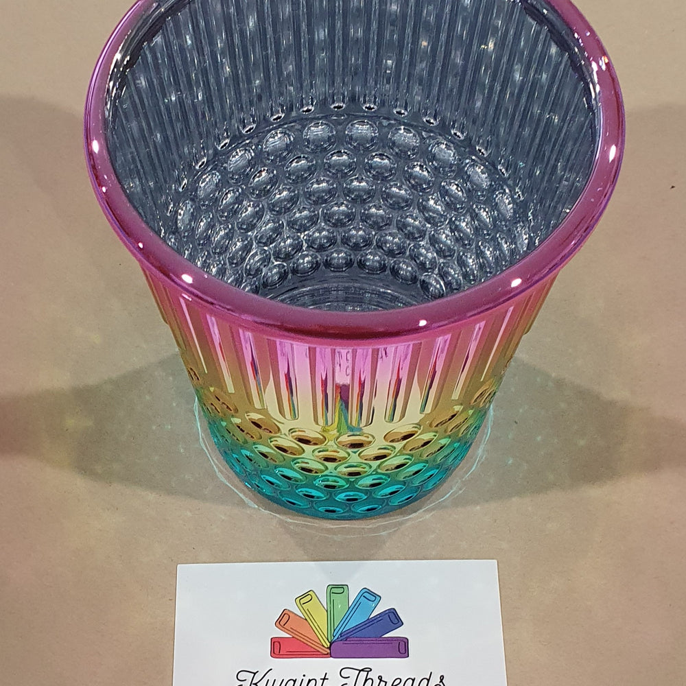 Rainbow Thimble Tin Sewing Accessories Storage Tin Table Pen Holder Tin