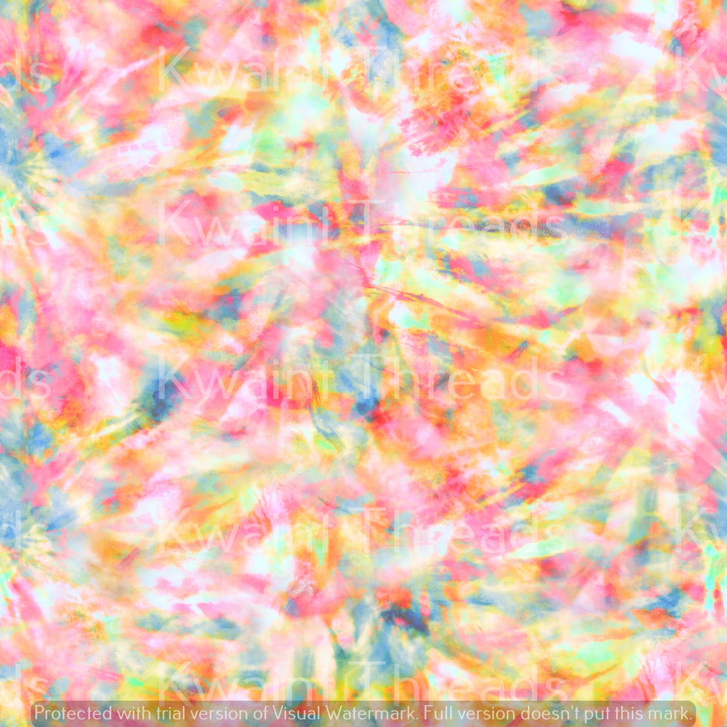 Magikel Tie Dye Pastel Rainbow Artist Print Pre Order