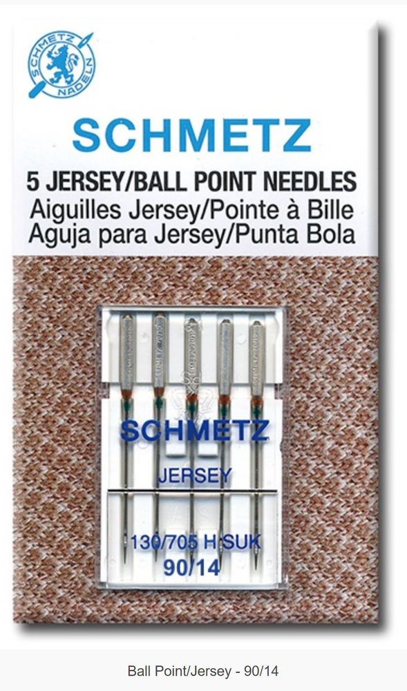 Schmetz 130/705HSUK 90/14 Ball Point Needle Knit Sewing Machine Needles