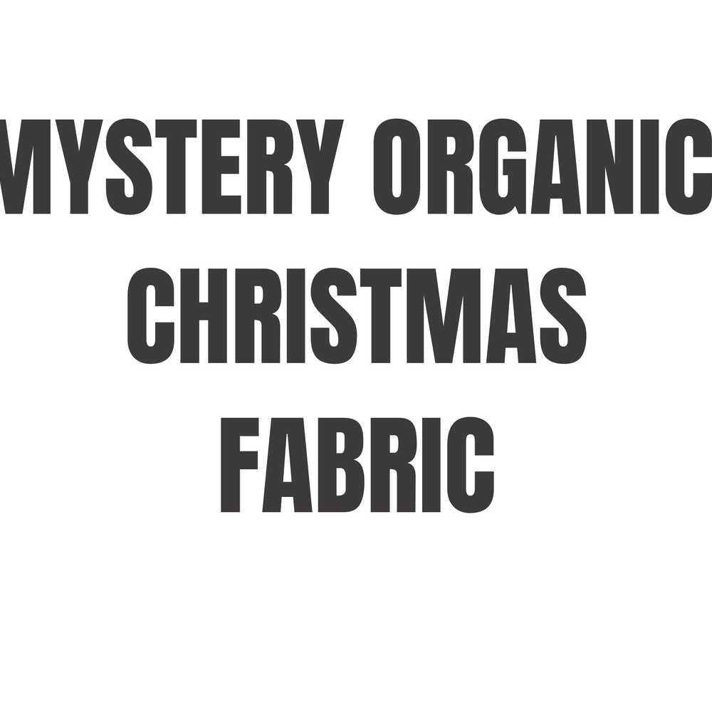 Organic CHRISTMAS MYSTERY Fabric 2024