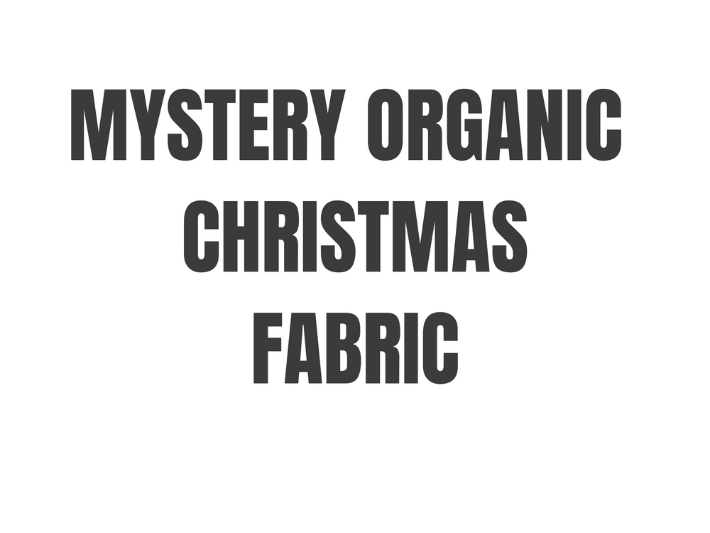 Organic CHRISTMAS MYSTERY Fabric 2024