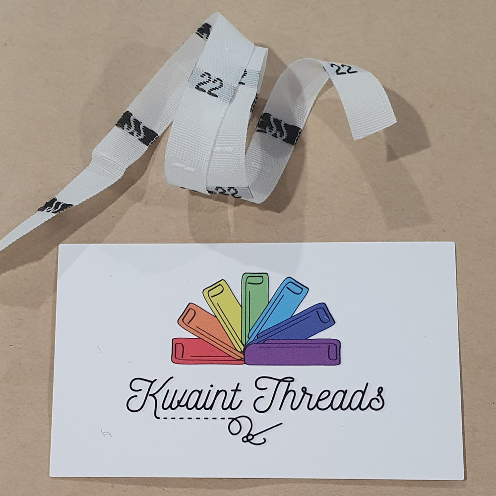 
                      
                        White Size Labels Sizes 12 to 28 Clothing Tags Sizes Tags
                      
                    