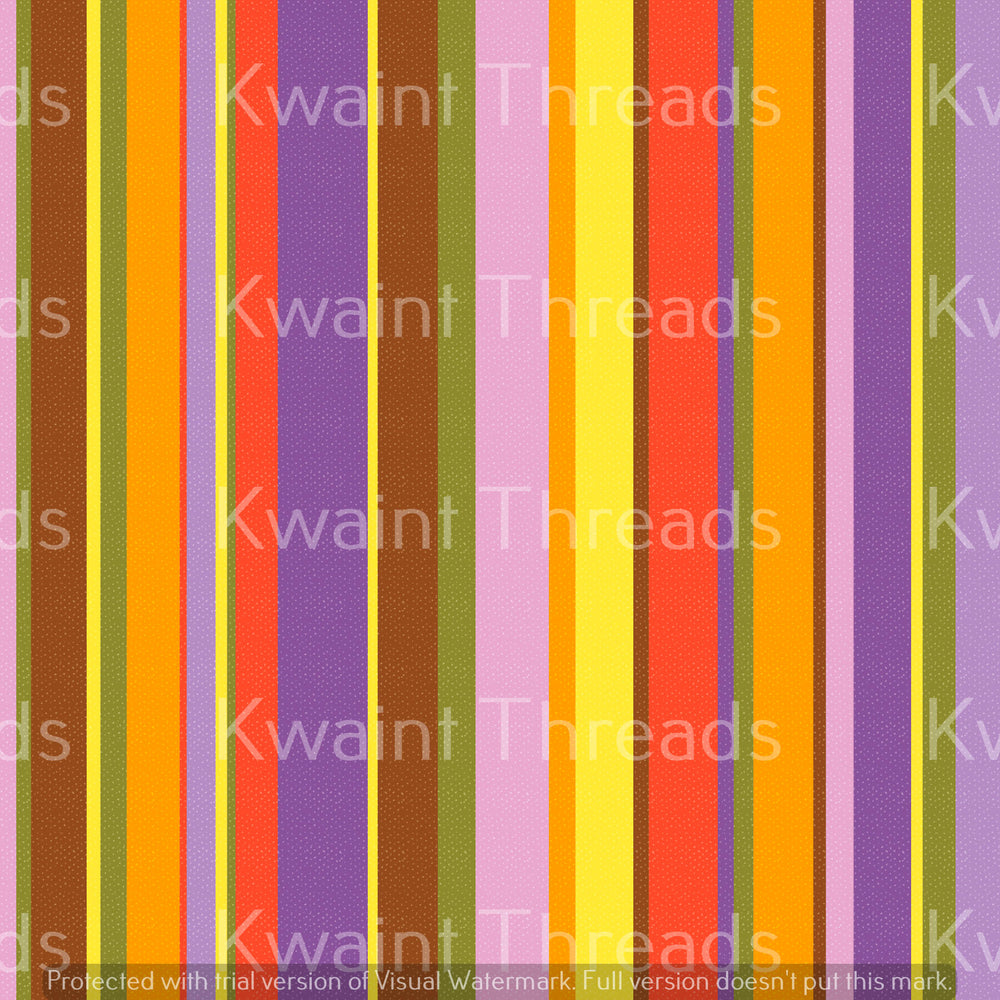 Magikel 70's Retro Stripes Artist Print Pre Order