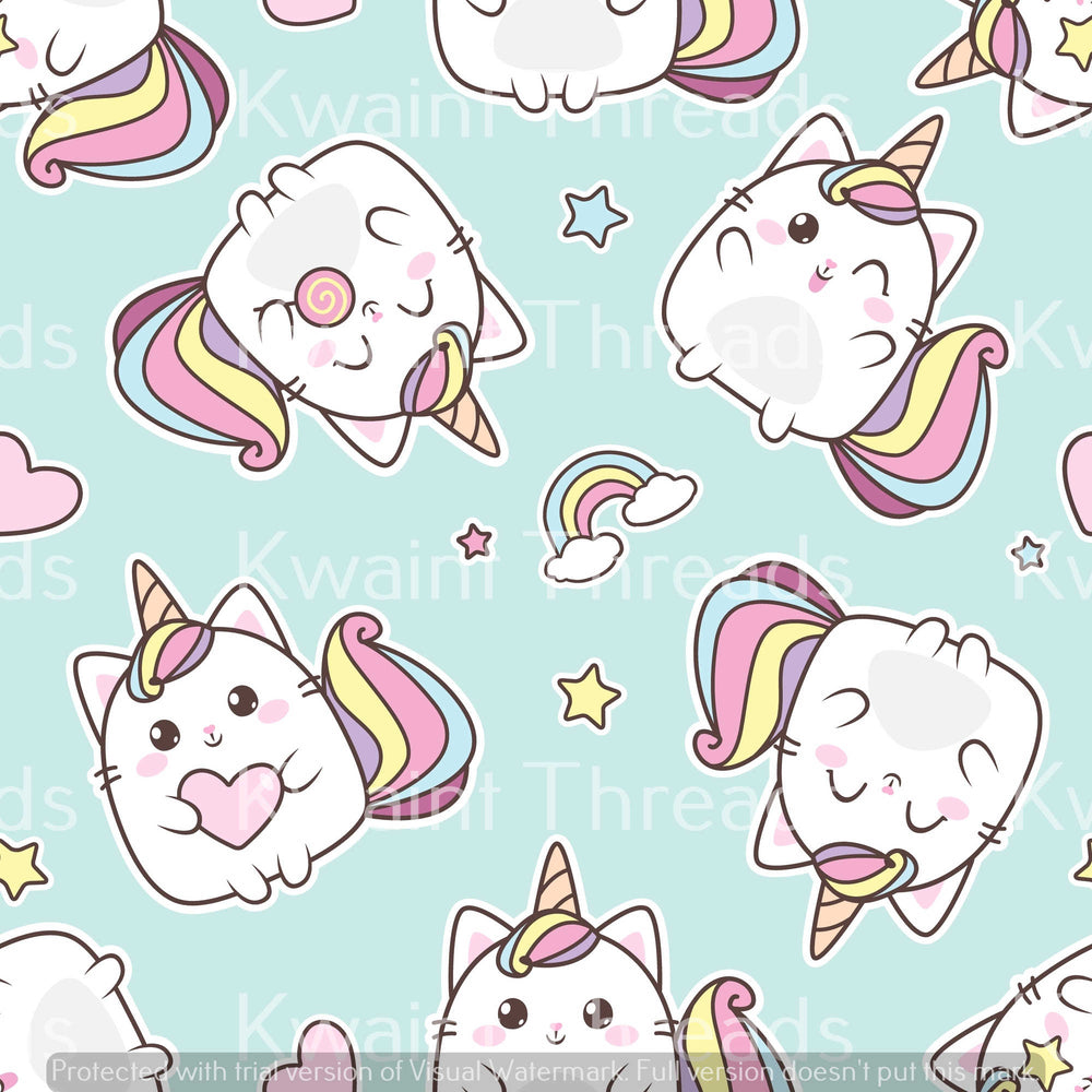 Kwaint Cute Unicorn Kitties
