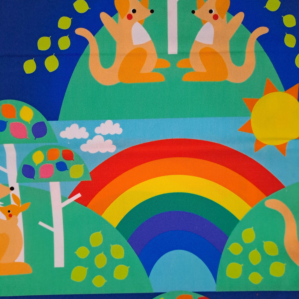 Quirks Kangaroo World Cotton Twill