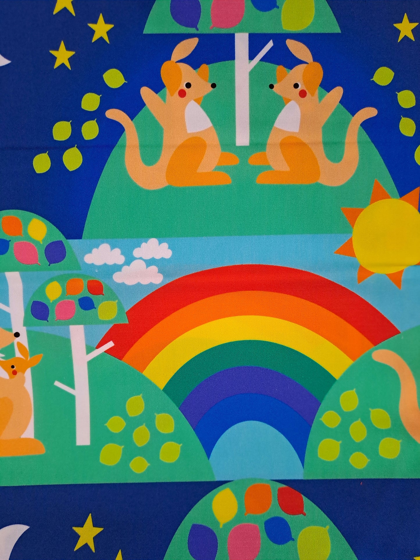 Quirks Kangaroo World Cotton Twill