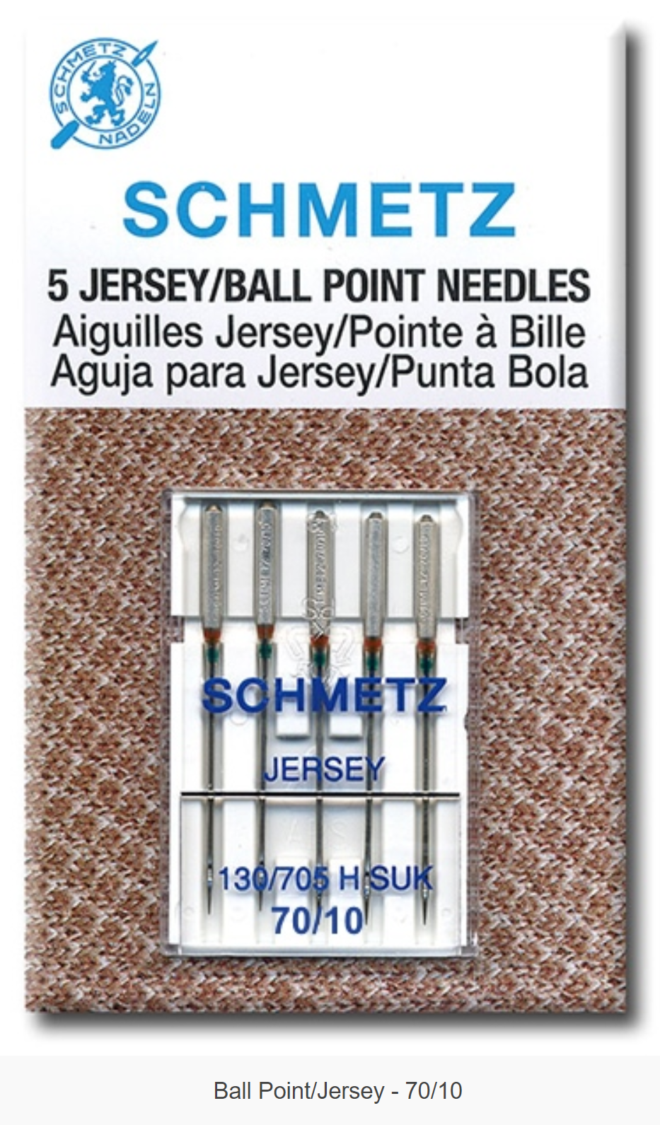 Schmetz 130/705HSUK 70/10 Ball Point Needle Jersey Needle Knit Machine Needles