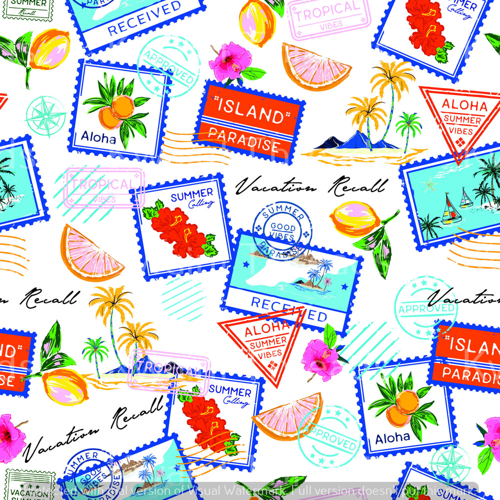 Kwaint Holiday to Hawaii Pre order Fabric