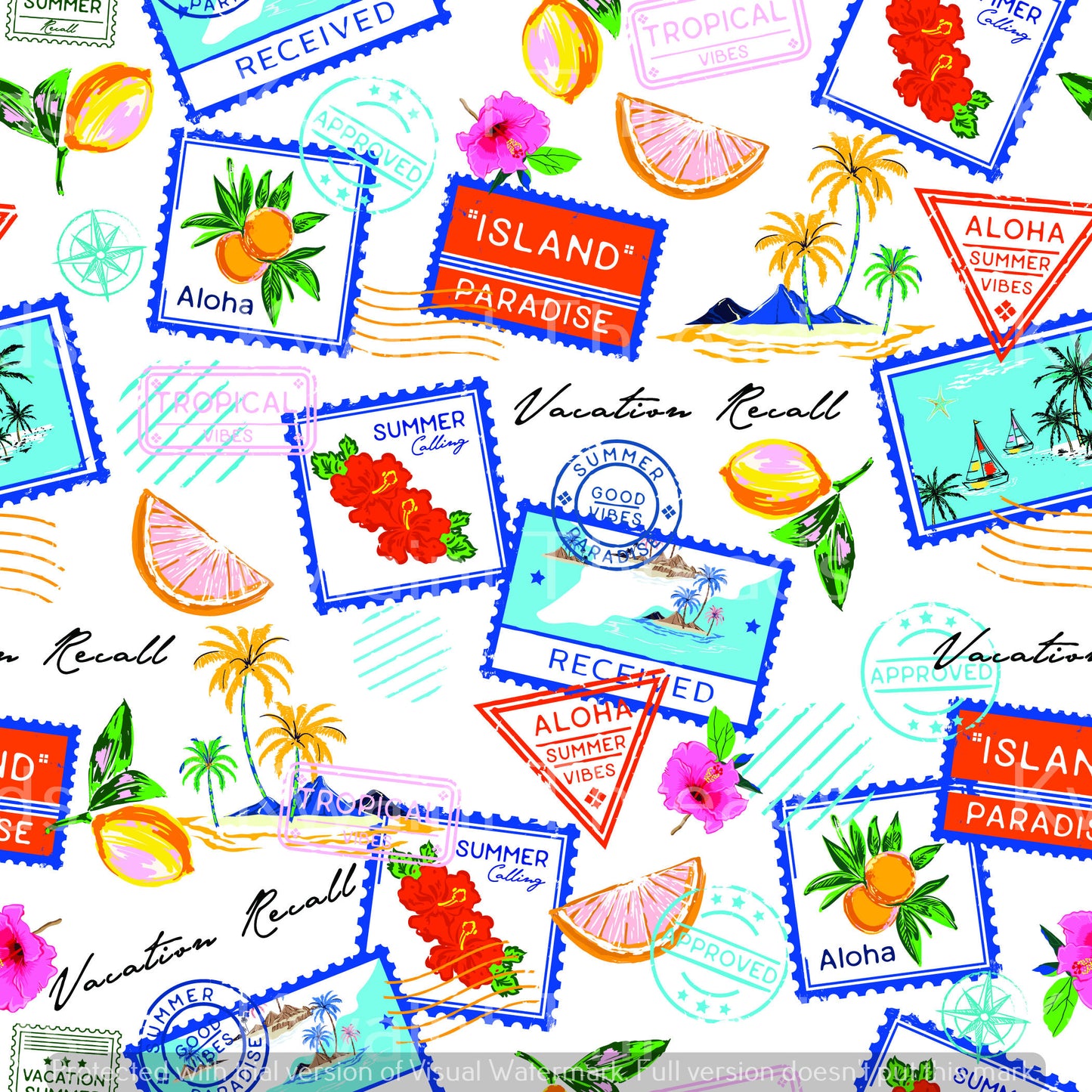 Kwaint Holiday to Hawaii Pre order Fabric