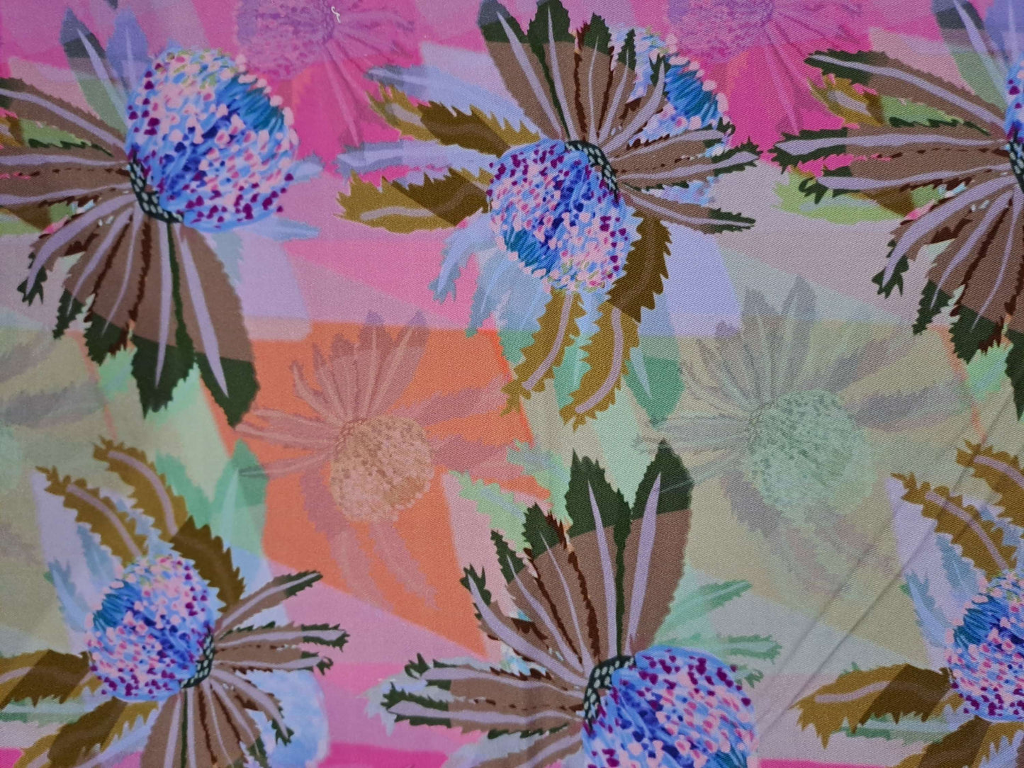 CMC Banksias Pink Twill