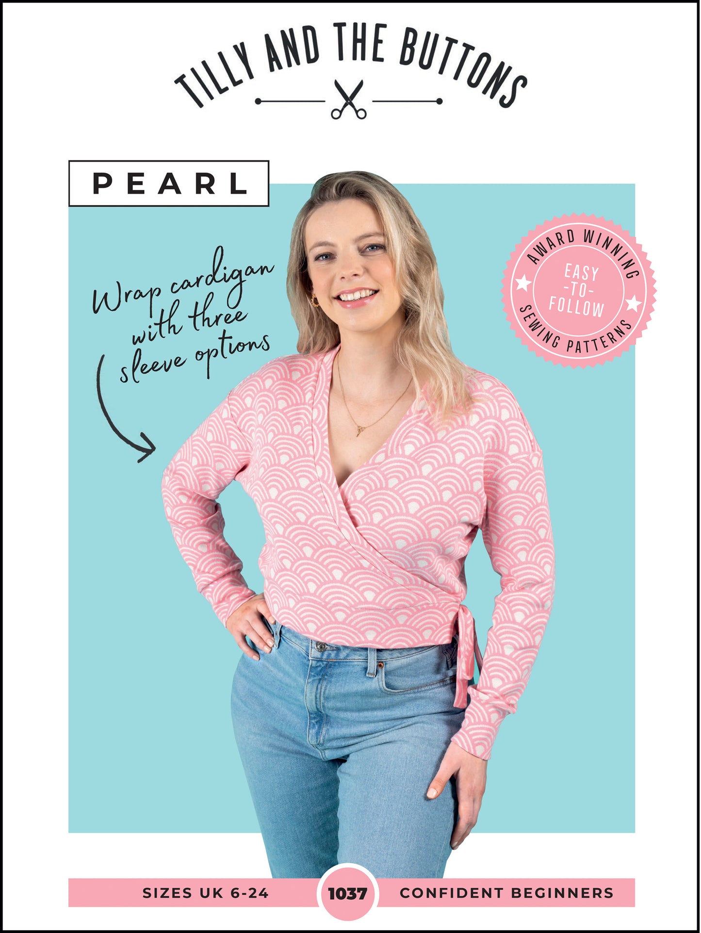 Limited Size Pearl Cardigan by Tilly and the Buttons