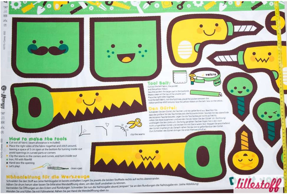 
                      
                        Lillestoff Sewing Set Tools Softies Organic 100% Cotton Woven Fabric
                      
                    