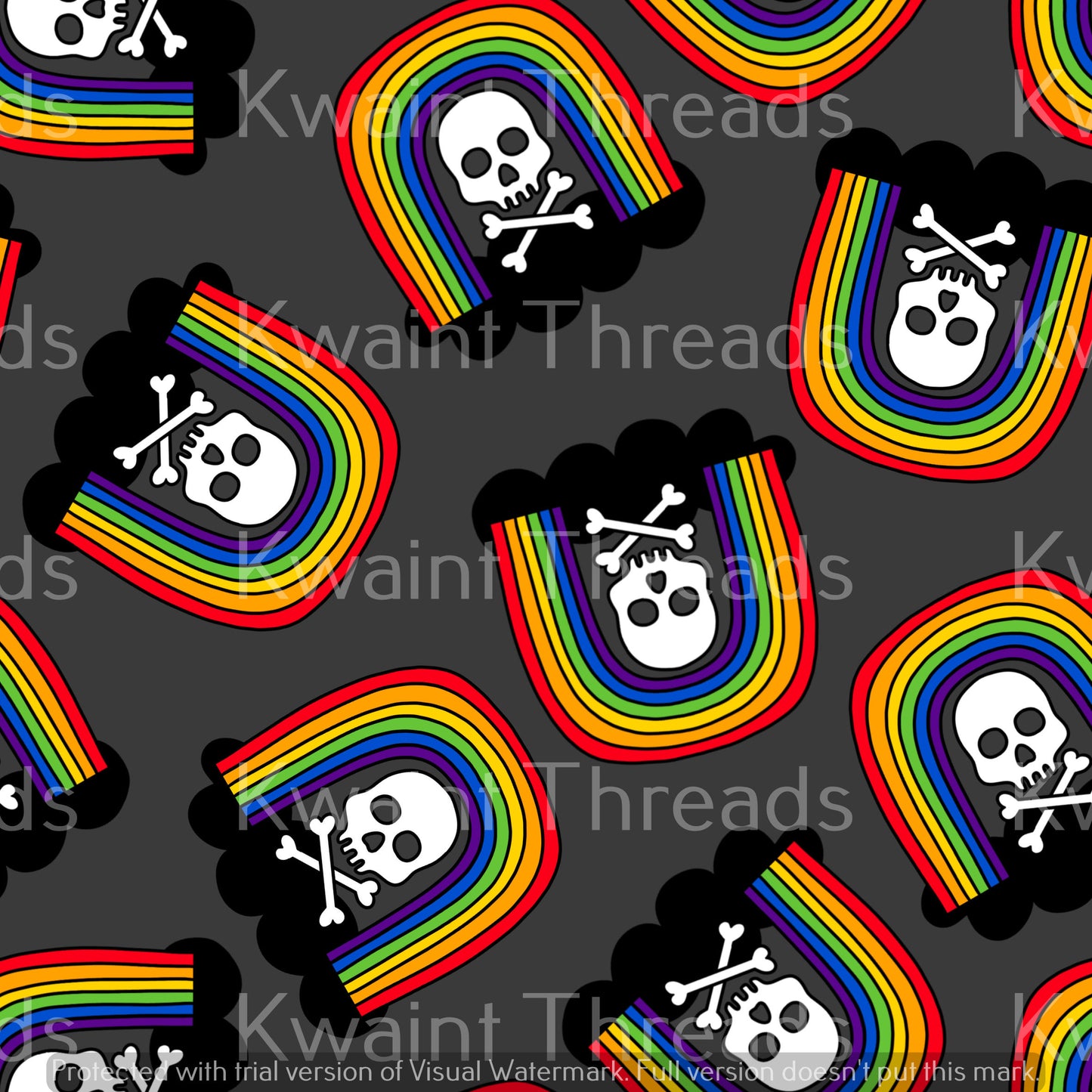 Fabric Mama New Skelly Bow On Demand Pre Order