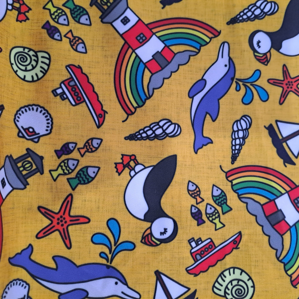Fabric Mama Coastal Seaside Swim SPF50+