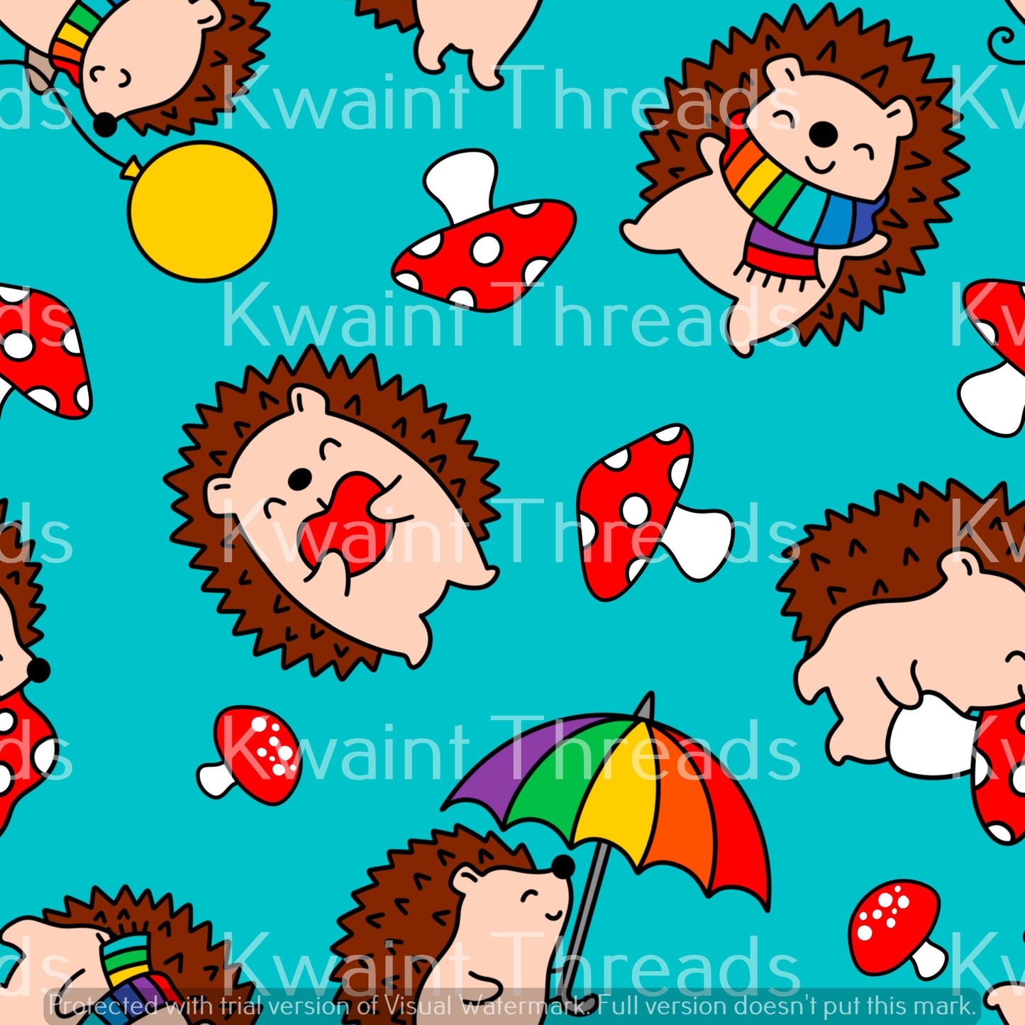 Fabric Mama Hedgehogs