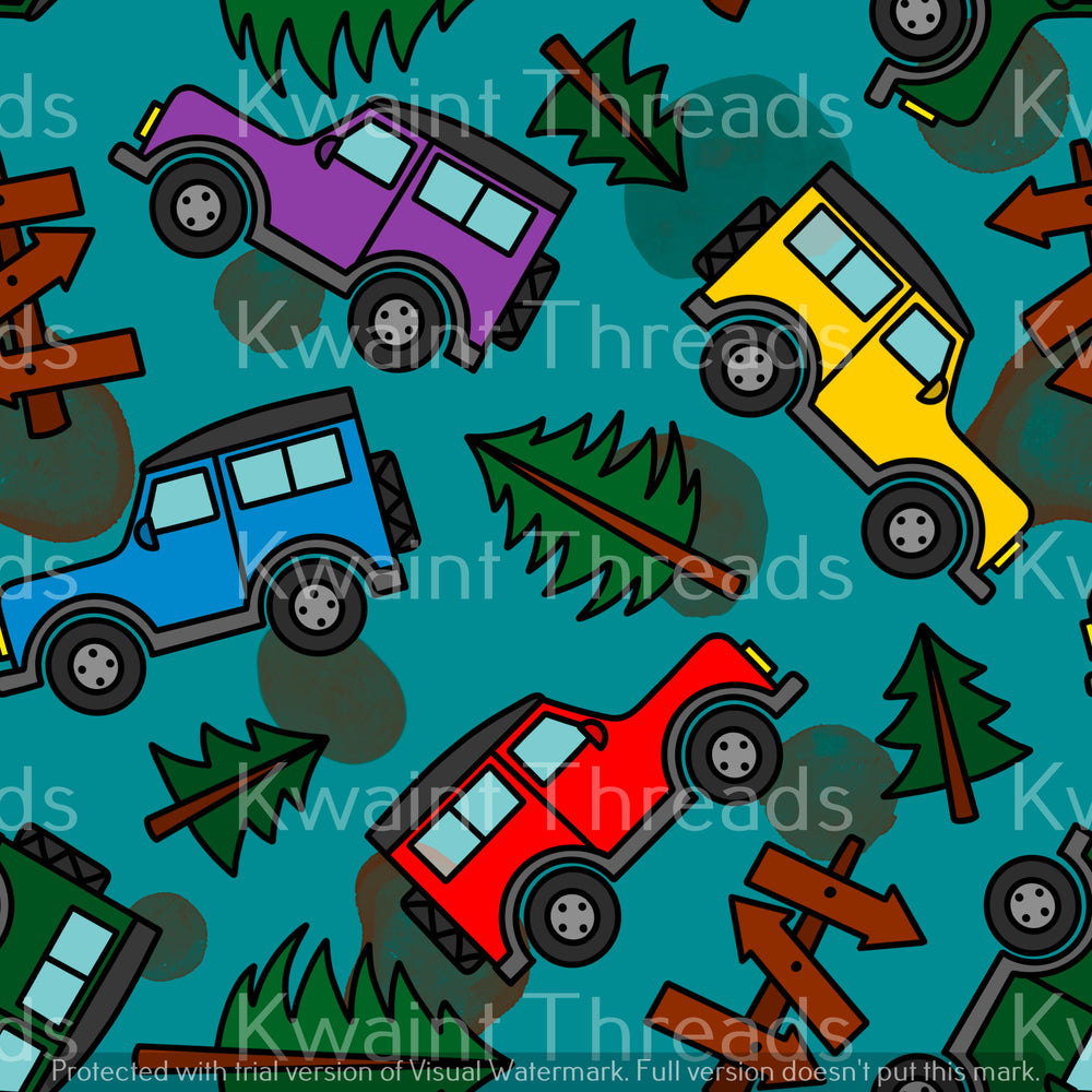 Fabric Mama Off Roading 4wd Cars On Demand Pre Order