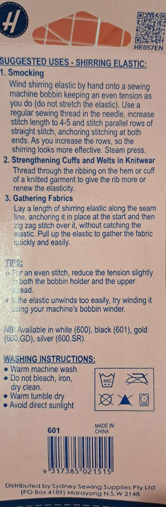 
                      
                        Shirring Elastic Black Shirring Elastic Thread Dritz Stretch Elastic Thread
                      
                    