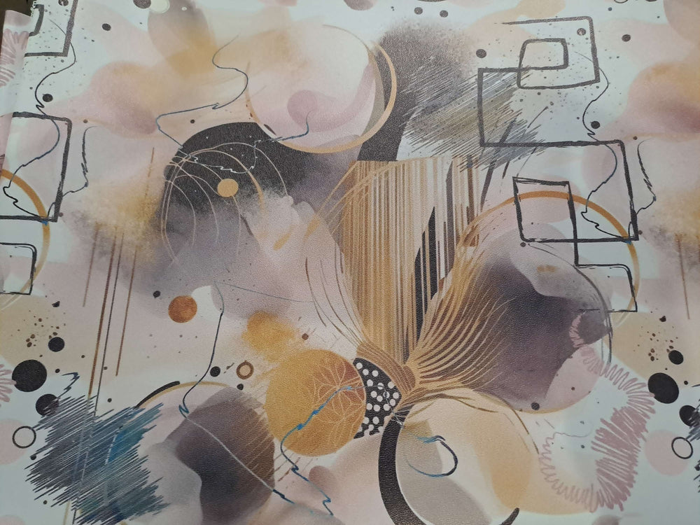 Kwaint Neutral Abstract Smooth Thin Vinyl