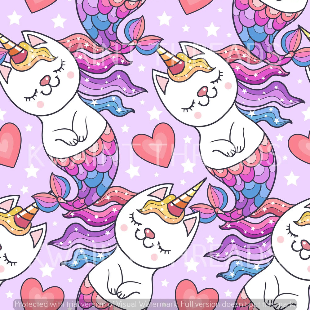Kwaint Mermaid Cats Kitties Preorder