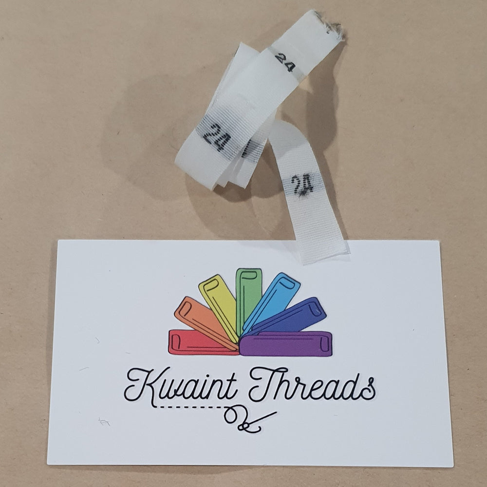 
                      
                        White Size Labels Sizes 12 to 28 Clothing Tags Sizes Tags
                      
                    