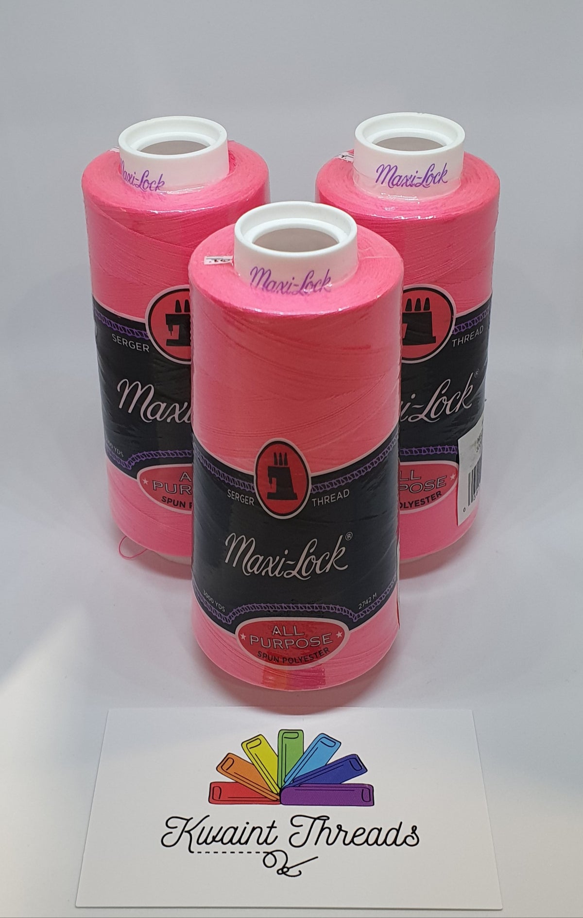 Pink Brow Thread Neon Pink All Purpose Thread – Kwaint Threads