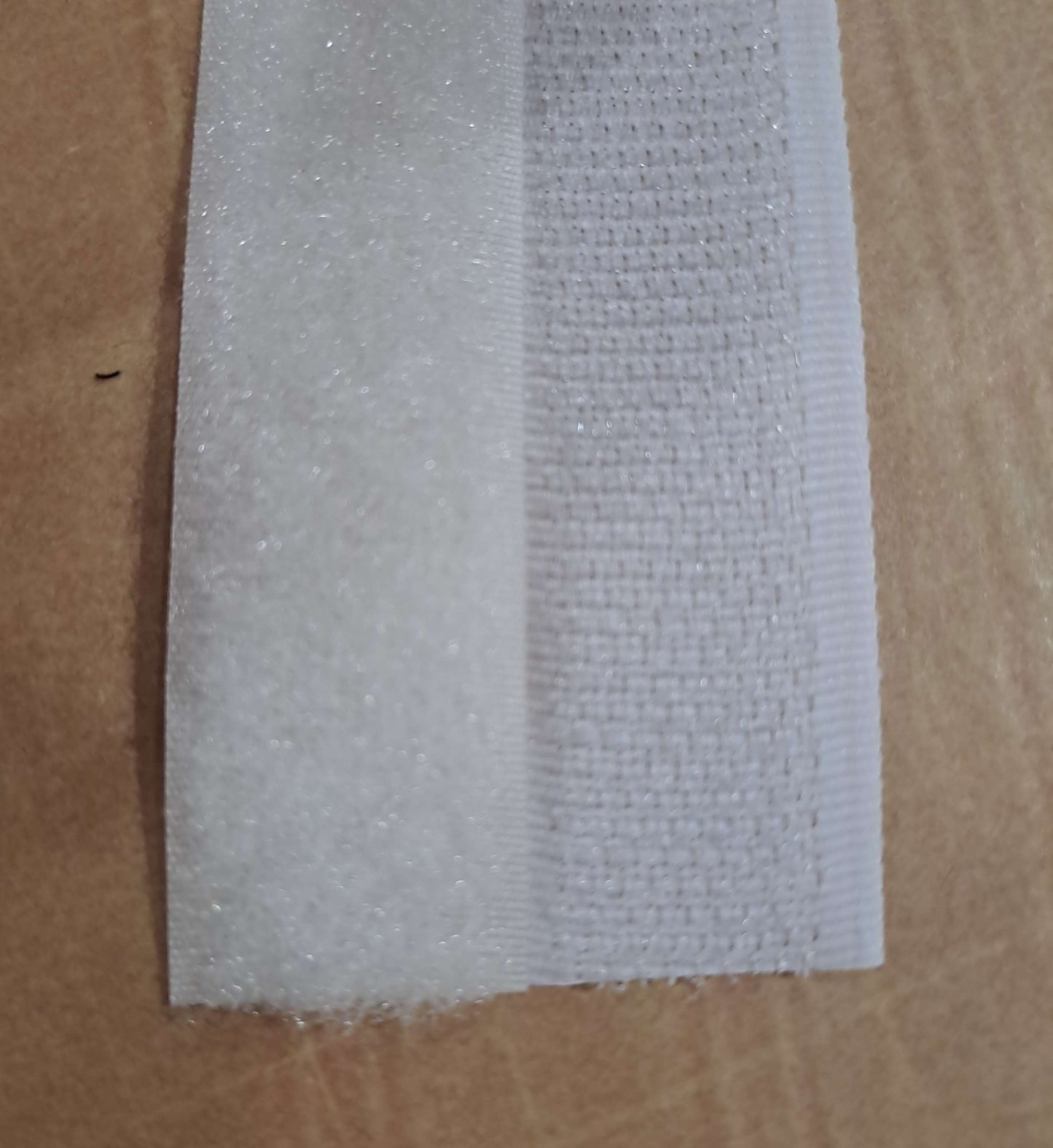 25mm White Hook and Loop Tape