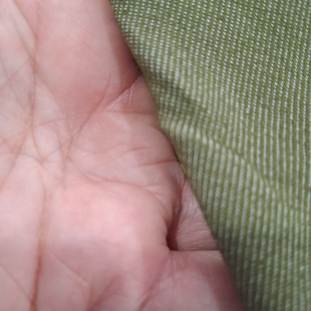 
                      
                        Moss Green European Stretch Denim Coloured Denim Fabric
                      
                    