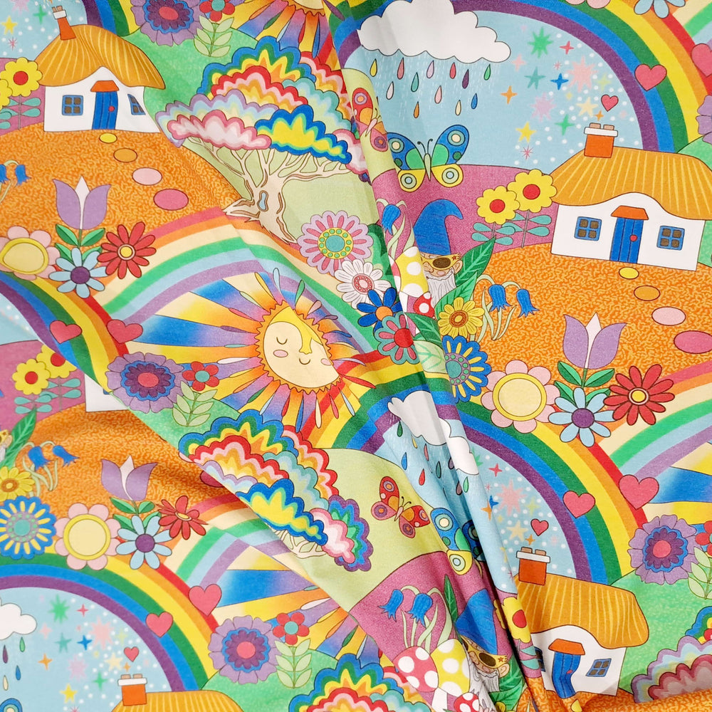 Karly Art Happy Home Organic Cotton Lycra GOTS 220gsm