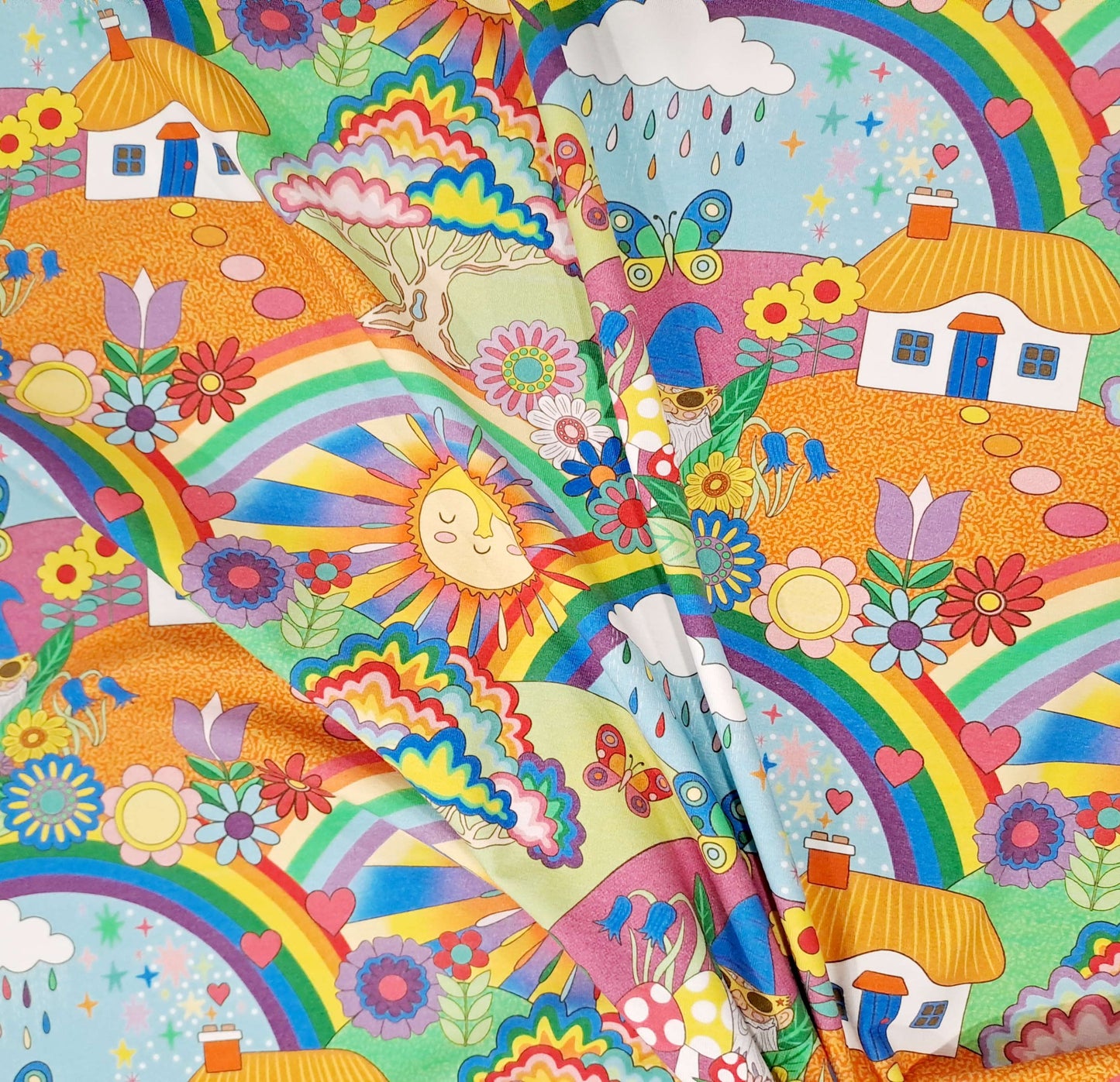 Karly Art Happy Home Organic Cotton Lycra GOTS 220gsm