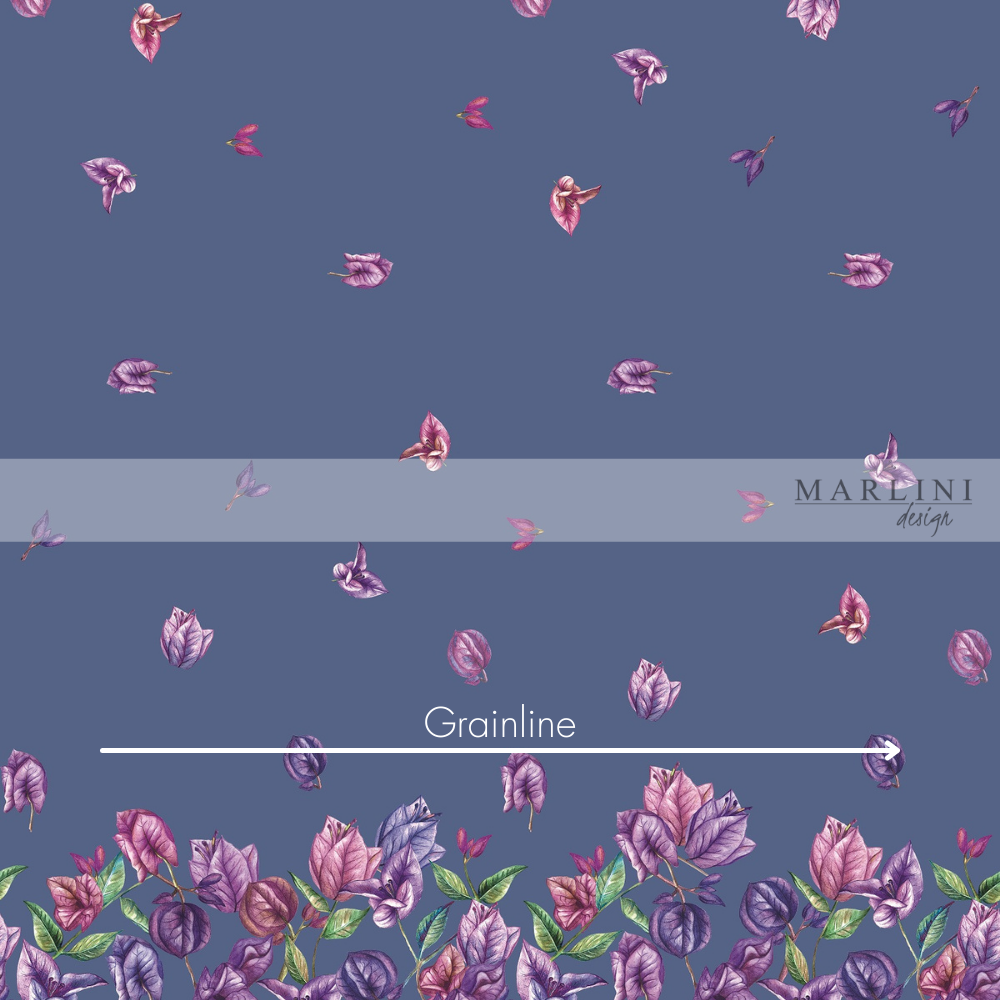 
                      
                        Marlini Bougainvillea Border Print
                      
                    