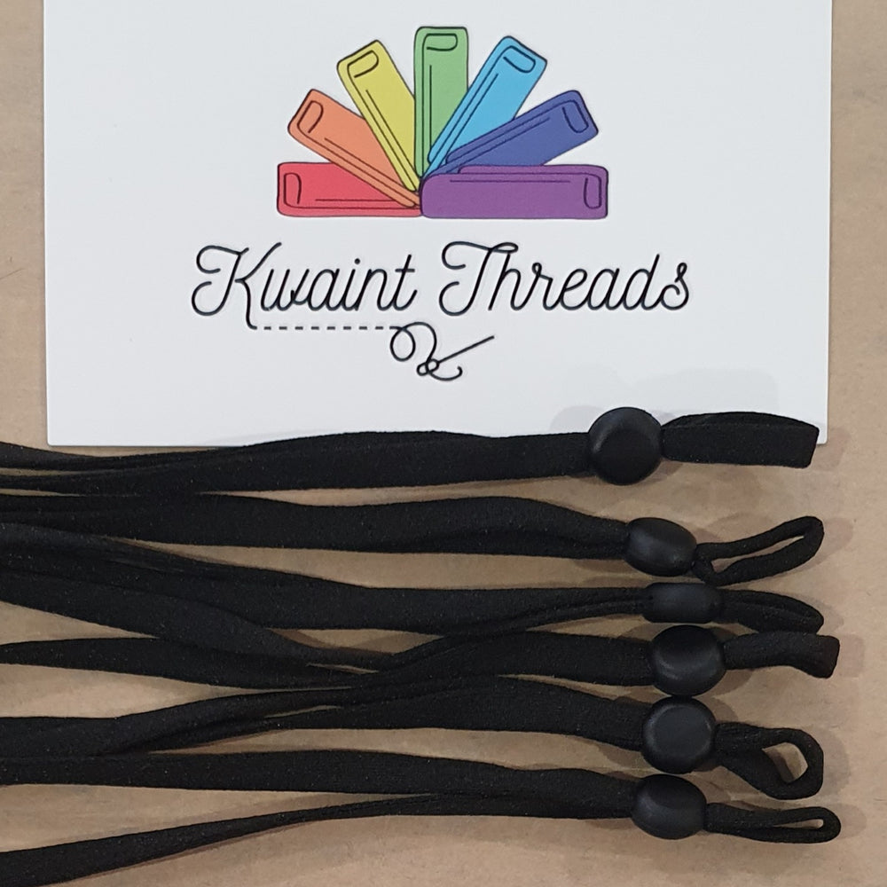 Elastic Loops for Face Masks Black elastic Face Mask Elastic Soft Elasti